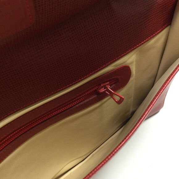 Hunting World Women's Leather Clutch Bag Red One Size - Picture 11 of 14